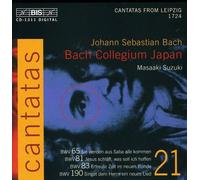 Bach, Johann Sebastian - Bach : Cantates sacrées vol. 21 BWV 65, 81, 83, 190