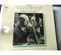BACH Johann Sebastian - BACH, Johann Sebastian: Sonaten fur Violoncello und Klavier, n.1 G-dur BWV 1027 & n.2 D-dur BWV 1028--BACH Johann Sebastian-BAUMGARTNER Paul (pianoforte); CASALS Pablo (violoncello - dir)-CBS-CBS 61770