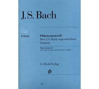 Bach, Johann Sebastian - Flötensonaten, Band Ii (Drei J. S. Bach Zugeschriebene Sonaten)