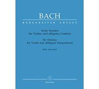 Bach, JS - 6 Sonatas BVW 1014 1019 for Violin and Piano - Barenreiter URTEXT Edition