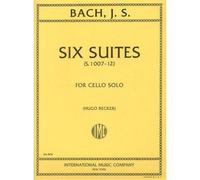 Bach, JS - 6 Suites BWV 1007 1012 for Cello - Arranged by Becker - International Edition