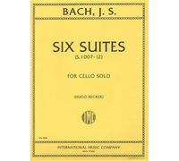 Bach, JS - 6 suites BWV 1007 1012 pour violoncelle - Arrangé par Becker - édition internationale