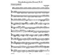 Bach, JS - Brandenburg Concerto No 6, BWV 1051 for 2nd Viola De Gamba - Peters Edition