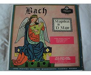 Bach Magnificat In D Major The St. Anthony Singers and The Kalmar Orchestra Vinyl Lp Pierre Colombo