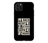 Bach Mozart Beethoven Chopin Wagner Icônes Classiques Coque pour iPhone 11 Pro Max