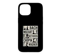 Bach Mozart Beethoven Chopin Wagner Icônes Classiques Coque pour iPhone 15