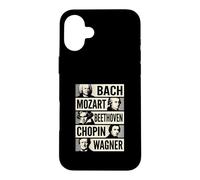 Bach Mozart Beethoven Chopin Wagner Icônes Classiques Coque pour iPhone 16 Plus
