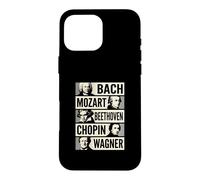 Bach Mozart Beethoven Chopin Wagner Icônes Classiques Coque pour iPhone 16 Pro Max
