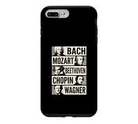Bach Mozart Beethoven Chopin Wagner Icônes Classiques Coque pour iPhone 7 Plus/8 Plus