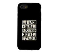 Bach Mozart Beethoven Chopin Wagner Icônes Classiques Coque pour iPhone SE (2020) / 7/8