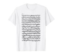 Bach Partita D-Mineur Chaconne Violon Violoniste BWV 1004 T-Shirt Graphique avec Valeur