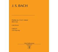 Bach Partita no. 2 in c minor: Urtext (with fingering)
