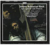 Bach : Passion Selon Saint Luc. Berne, Sandmann, Iven, Schreckenberger, Müller, Helbich