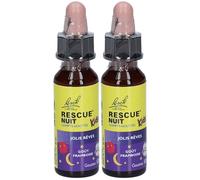 BACH Rescue Nuit Compte-Gouttes Kids Élixir 2x10 ml