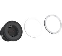 Bach Schuko Steckdose PIX bk wh st | 926.001, Noir