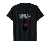 Bach-sic Instinct Bride Guitare Basse Mariage Humour T-Shirt