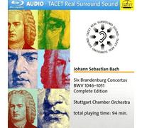 Bach: Six Brandenburg Concertos, BWV 1046-1051, Complete Edition [Blu-ray Audio] by Stuttgart Chamber Orchestra