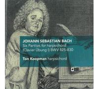 Bach : Six partitas pour Clavecin, BWV 825-830. Koopman. [Import]