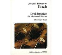 BACH - Sonatas de Viola de Gamba (3) (BWV:1027 a 1029) para Viola y Piano (Naumann)