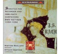Bach - Sonatas for Recorded and Obbligato Harpsichord BWV 527-529 1030-1032 - Stefano Bagliano, Ottavio Dantone [IMPORT]