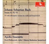 Bach: Sonatas Nos. 2, 4, 6, 6 With Alternative Version For Violin And Harpsichord