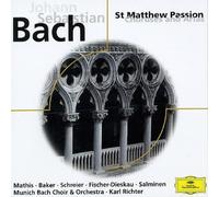 Bach: St Matthew Passion - Choruses and Arias by Edith Mathis [Audio CD] NEUF