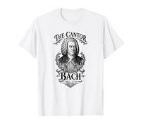 Bach The Cantor Portrait Baroque Pipe Orgue Musique Classique T-Shirt