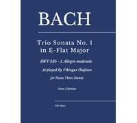 Bach: Trio Sonata No. 1 in E-Flat Major, BWV 525 - I. Allegro moderato: As played by Víkingur Ólafsson for Piano three hands