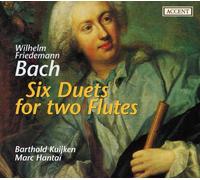 Bach, W.F. - Wilhelm friedemann bach six duos pour deux flutes