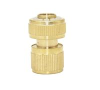 Bachangz-Tuyau laiton 1pcs 3/8 1/2 3/4 Inch Brass Hose Quick Connector 8/11 16mm 20mm 25mm Copper Waterstop Connector Garden Hose Fittings, Tuyau d'irrigation de jardin(5I8 x E)