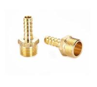 Bachangz-Tuyau laiton Brass Pipe Fitting 4mm 6mm 8mm 10mm 12mm 19mm Hose Barb Tail 1/8" 1/4" 1/2" 3/8" Male Connector Joint Copper Coupler, Tuyau d'irrigation de jardin(14mm,3/4")