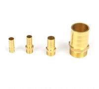 Bachangz-Tuyau laiton Brass Pipe Fitting 4mm 6mm 8mm 10mm 12mm 19mm Hose Barb Tail 1/8" 1/4" 1/2" 3/8" Male Connector Joint Copper Adapter, Tuyau d'irrigation de jardin(14mm Barb,3/8")