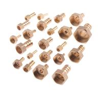 Bachangz-Tuyau laiton Pagoda Connector 6 8 10 12 14mm Hose Barb Connector Hose Tail Thread 1/8 1/4 3/8 1/2 Inch Thread Brass Pipe Fitting, Tuyau d'irrigation de jardin(PCF,10MM_1/2")