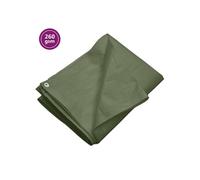 vidaXL Bâche 260 g/m² 4x5 m Vert PEHD