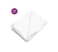 vidaXL Bâche 260 g/m² 6x8 m Blanc PEHD