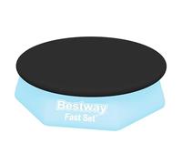 Bestway Couverture de piscine Fast Set Bâche 4 Saisons ronde 244 cm noire 58032