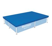 Bâche 4 saisons pour piscine Frame Pool rectangulaire - Bestway Flowclear - 221 x 150 cm - Bleu