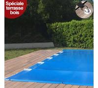 Bâche à barres NeoCover BOIS : spécial terrasse en bois