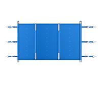 Bâche à barres pool barres plus mdp 750