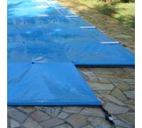 Bâche à barres Tout Temps le m² bleu