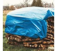 Bâche à bois - standard - 1.50 x 6 m - 60 gr/m² - bleu