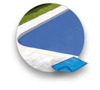 Bâche à bulle 400 µ Bleu série Big Pool : Evasion A de 3.7 x 8.5 m - BD4C