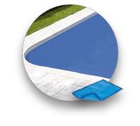 Bâche à bulle 400 µ pour piscine 7,57 x 3,85 m : Olivia 2 - Waterair BD4C
