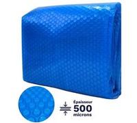 Bache a Bulle piscine 9 x 5 m | Bâche à Bulle 500 microns | Ravigarden Marron