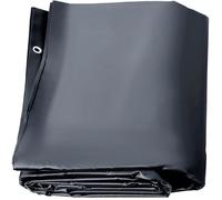 VEVOR Bâche Piscine Hivernage Bulle Piscine Rectangulaire Anthracite PVC 4 x 7 m