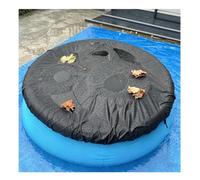 Bache A Bulle Piscine Ronde 3.66 Housse Piscine Imperméable Pliable Oxford Housse pour Piscine Ronde Piscine Solaire,Black-32 * 12inches（82 * 30cm）