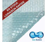 Bâche à bulle Sol guard piscine rect de 10 x 5 m Bordée 4 cotés