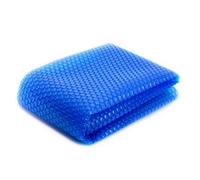 Linxor - Bâche à Bulles Ronde, Ovale, carrée ou Rectangle pour Piscine intex ou Autre - 180 microns - Bleu - Plusieurs Tailles Disponibles - 4,88 x 4,88 m carrée