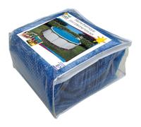 Bâche à bulles été pour piscine hors sol ovale