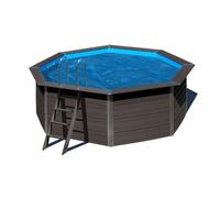 Gre Bâche d'été pour piscine ronde Argentée Ø 361 cm